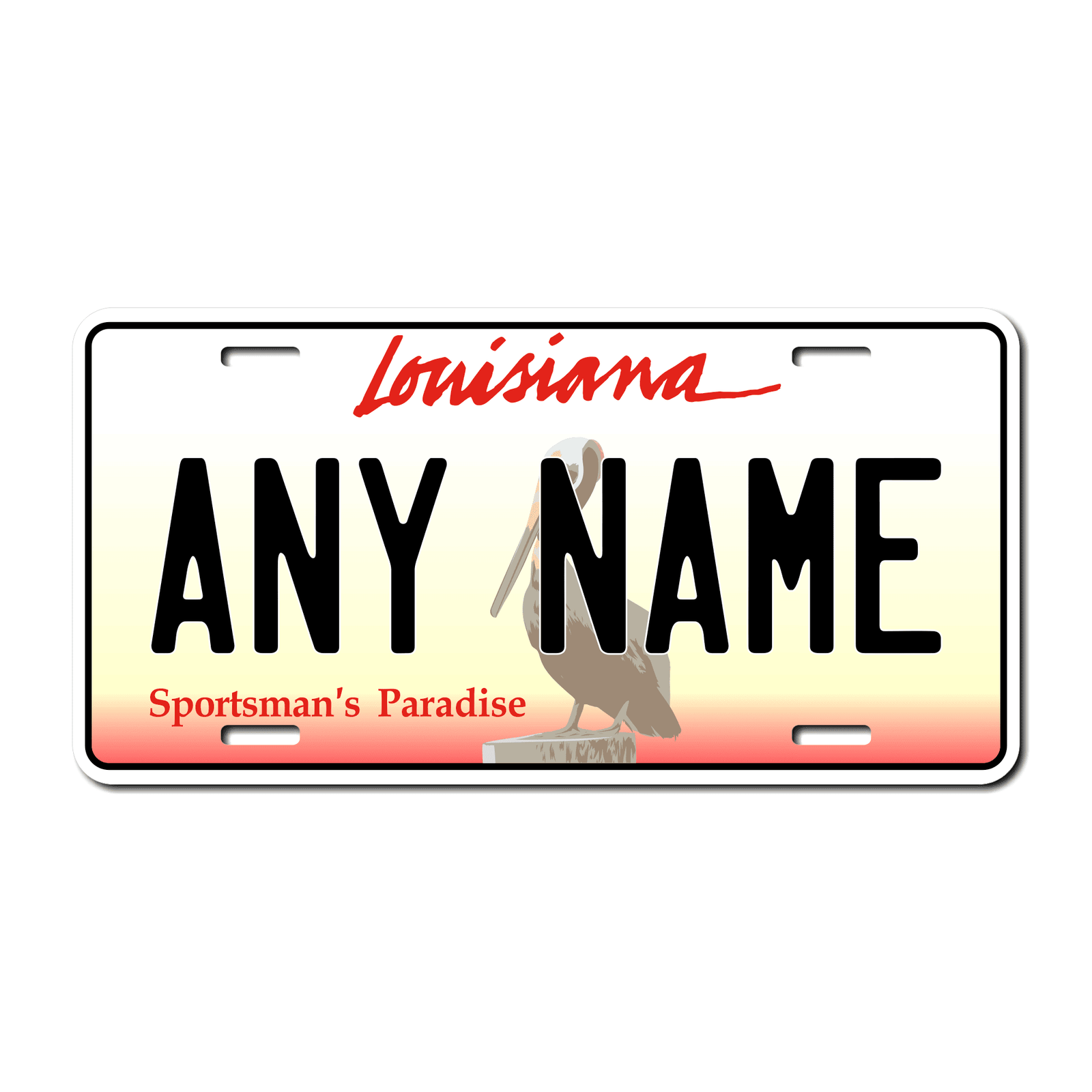 Personalized Louisiana 6