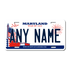 Personalized Maryland 6" X 12" Aluminum License Plate Version 2