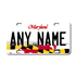 Personalized Maryland 3" X 6" FRP Plastic License Plate Version 3