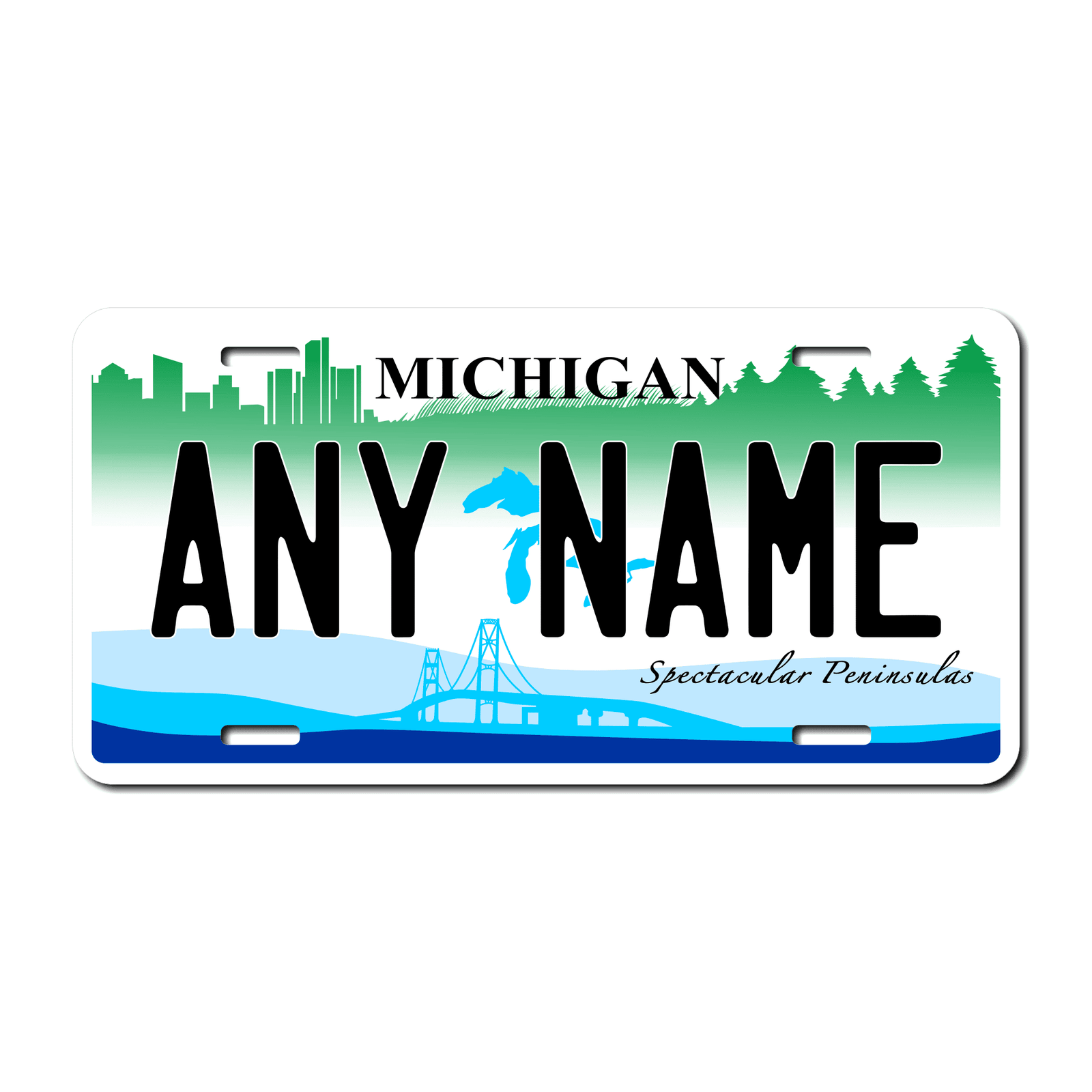 Personalized Michigan 6
