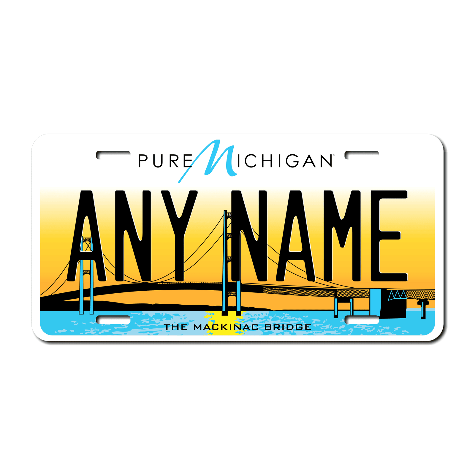 Personalized Michigan 6