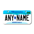 Personalized Minnesota 3" X 6" Aluminum License Plate Version 1