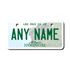 Personalized New Hampshire 2" X 4" Aluminum License Plate Version 1