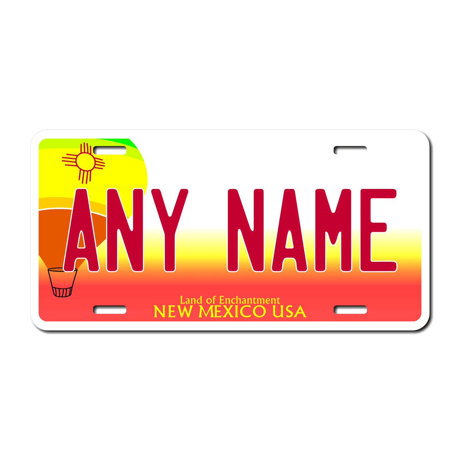 Personalized New Mexico 6
