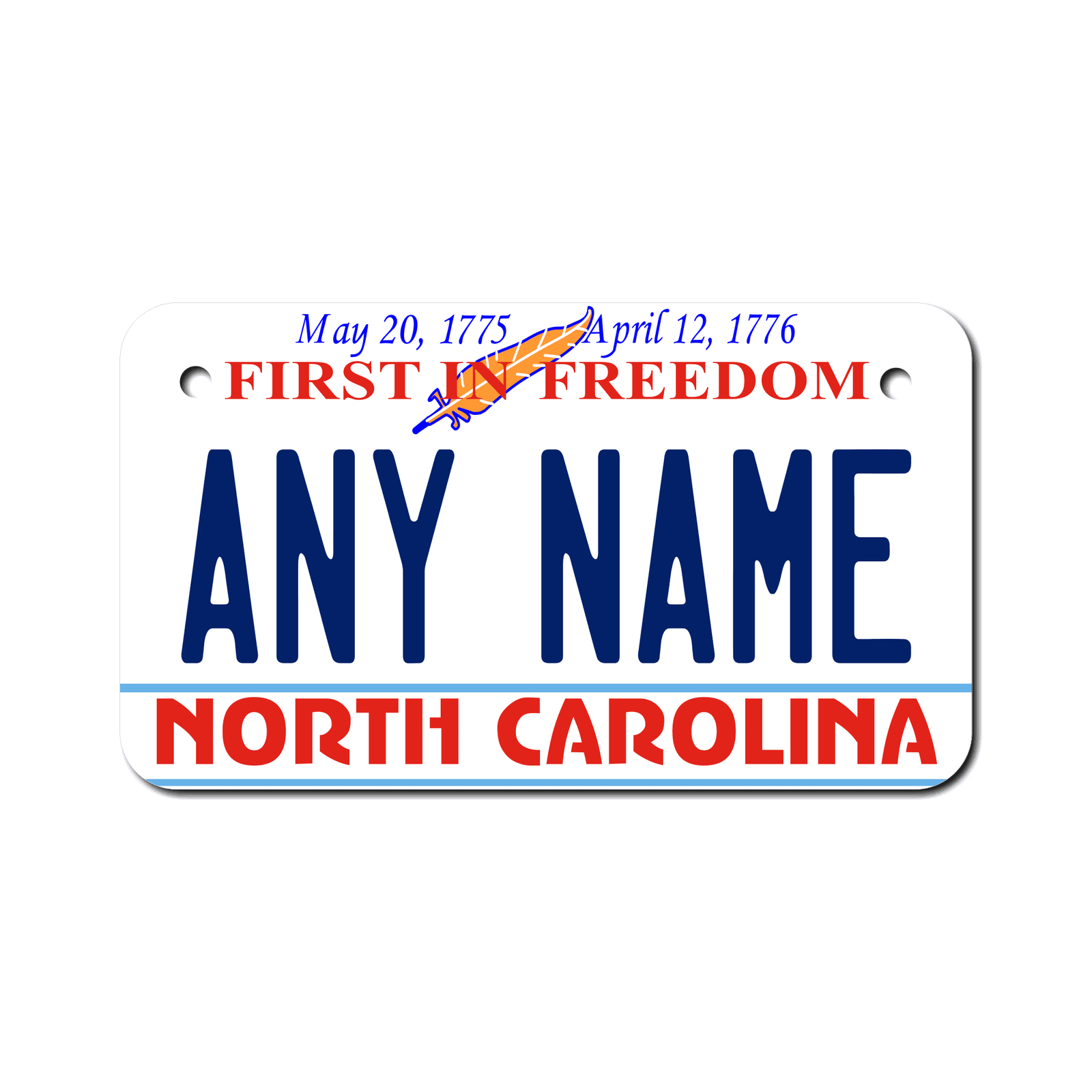 Personalized North Carolina 4