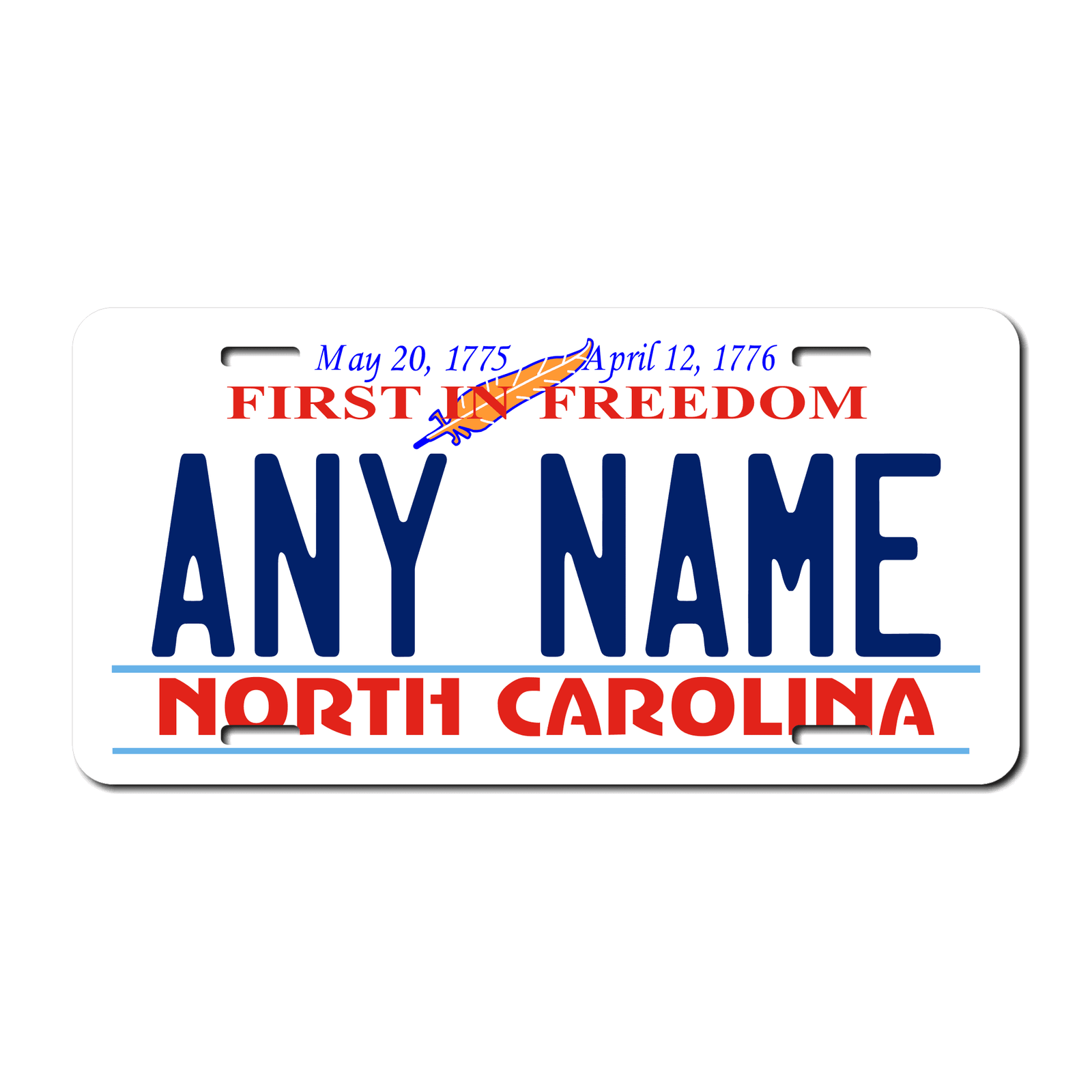 Personalized North Carolina 6