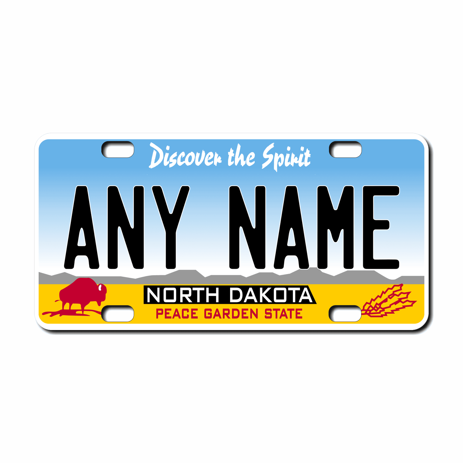 Personalized North Dakota 3