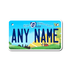 Personalized Ohio 4" X 7" Aluminum License Plate Version 2
