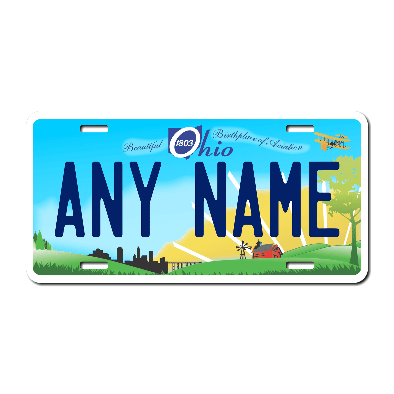 Personalized Ohio 6