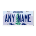 Personalized Oregon 6" X 12" Aluminum License Plate Version 1