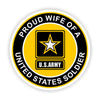 Proud Wife of a United States Soldier Car Magnet (MAG-ARMY-WIFE)