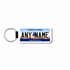 Personalized South Carolina 1.5" X 3" Faux Leather License Plate Key Ring