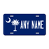 Personalized South Carolina 6" X 12" Aluminum License Plate Version 3