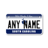 Personalized South Carolina 4" X 7" Aluminum License Plate Version 4