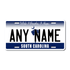 Personalized South Carolina 6" X 12" Aluminum License Plate Version 4
