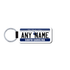 Personalized South Carolina 1.5" X 3" Faux Leather License Plate Key Ring