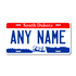 Personalized South Dakota 6" X 12" Aluminum License Plate Version 1