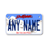 Personalized South Dakota 4" X 7" Aluminum License Plate Version 2