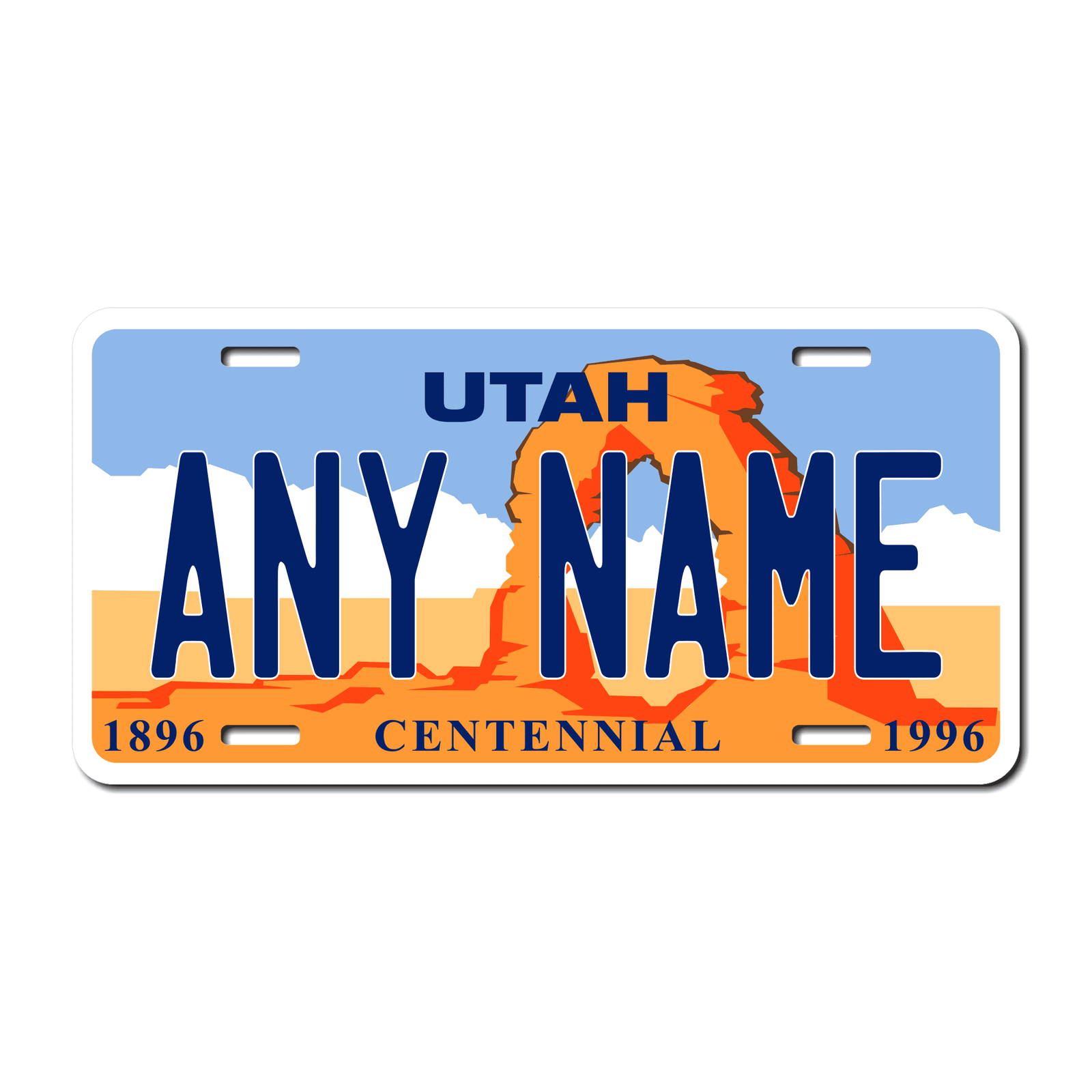 Personalized Utah 6