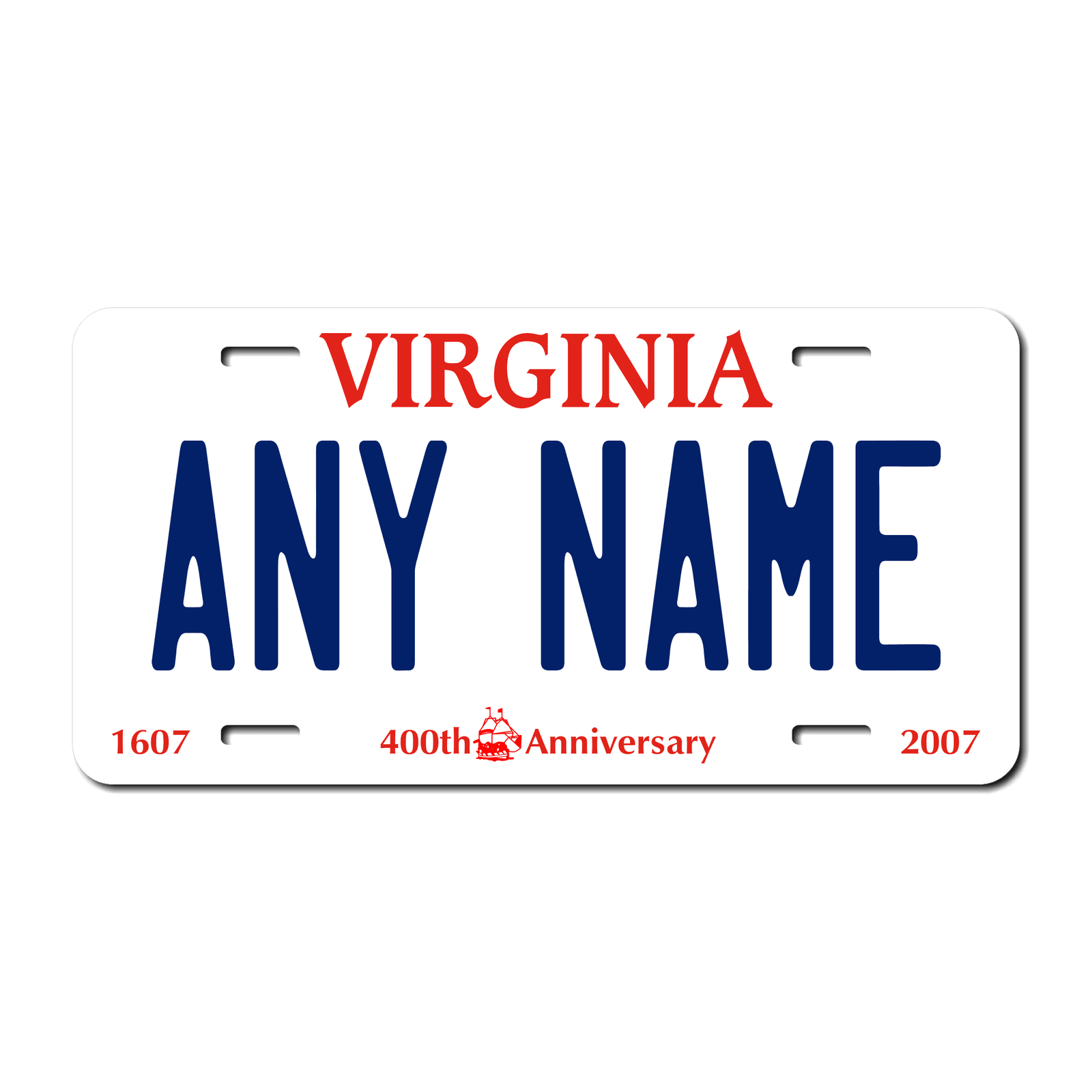 Personalized Virginia 6