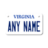 Personalized Virginia 4" X 7" Aluminum License Plate Version 2