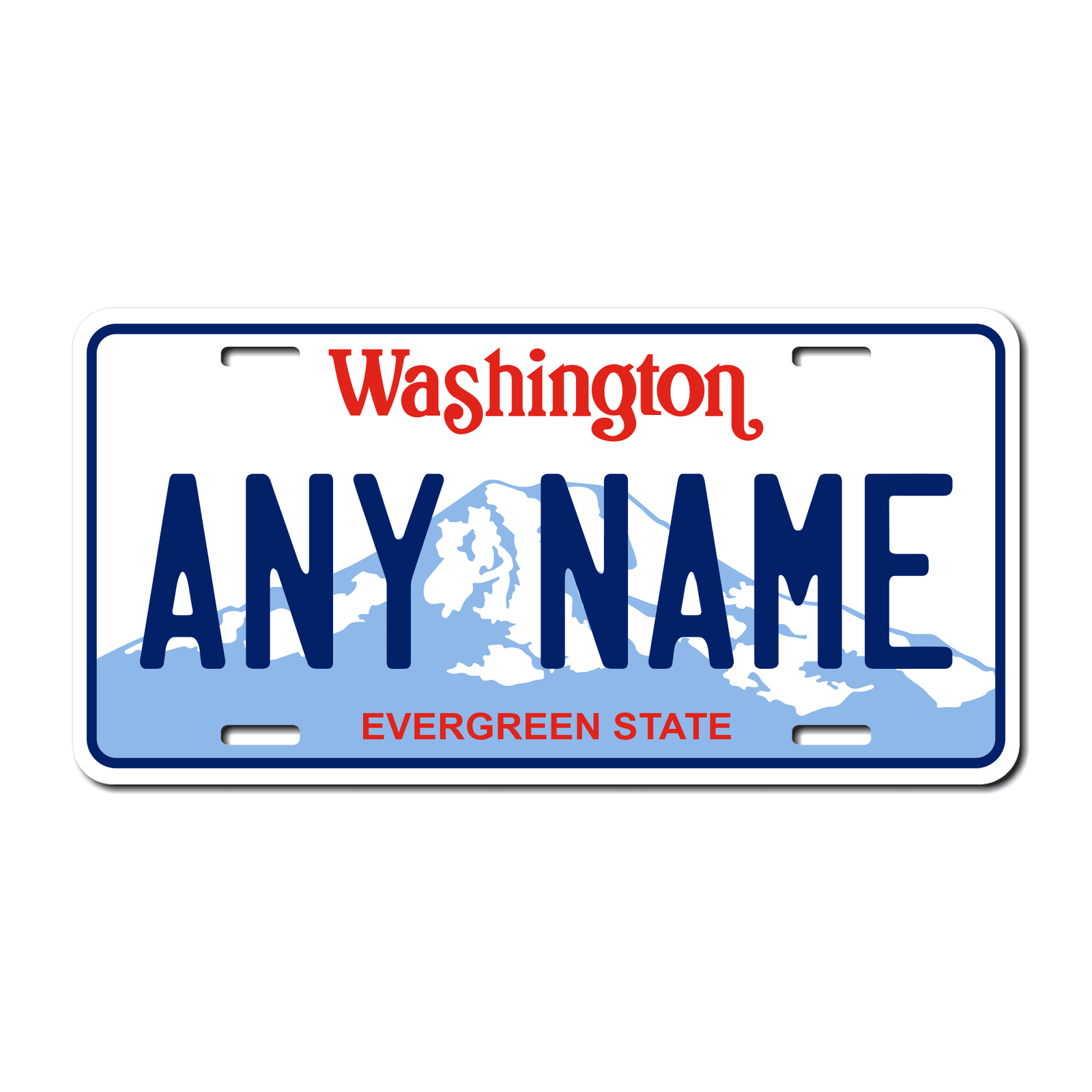 Personalized Washington 6